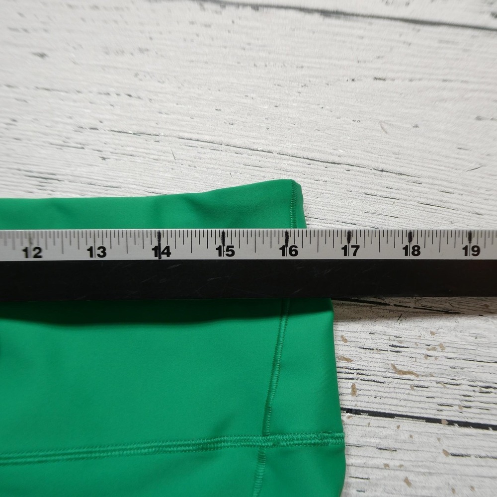 Athleta Leggings Womens 1X Green Interval Stash 7/8 Tight Ankle Pockets Gym - Picture 7 of 10